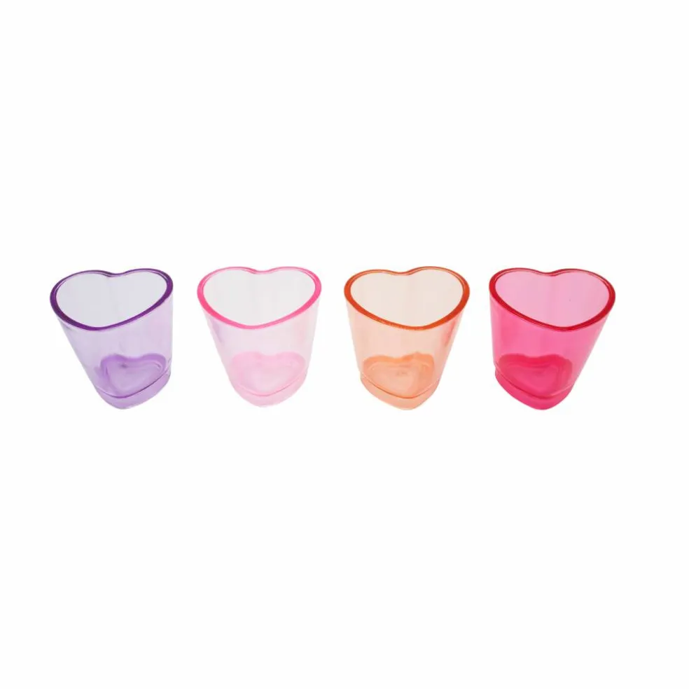 2oz. I Do Crew Heart Shot Glasses, 4ct.