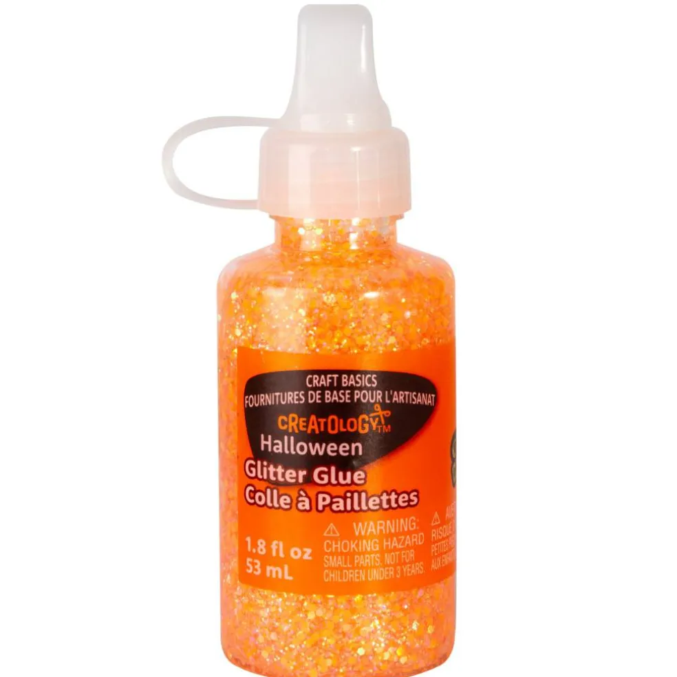 1.8oz. Light Orange Glow-in-the-Dark Glitter Glue by Creatology™