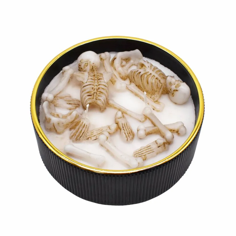 10.5oz. Midnight Woods Scented Skull & Bones Jar Candle by Ashland®