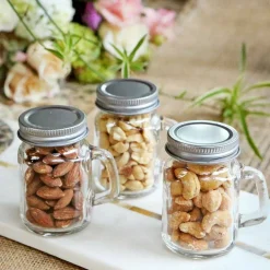 4 oz. Mini Mason Mug Shot Glass with Lid - DIY (Set of 12)