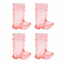 1.5oz. Pink Boot Scootin' Shot Cups, 4ct.