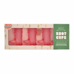 1.5oz. Pink Boot Scootin' Shot Cups, 4ct.