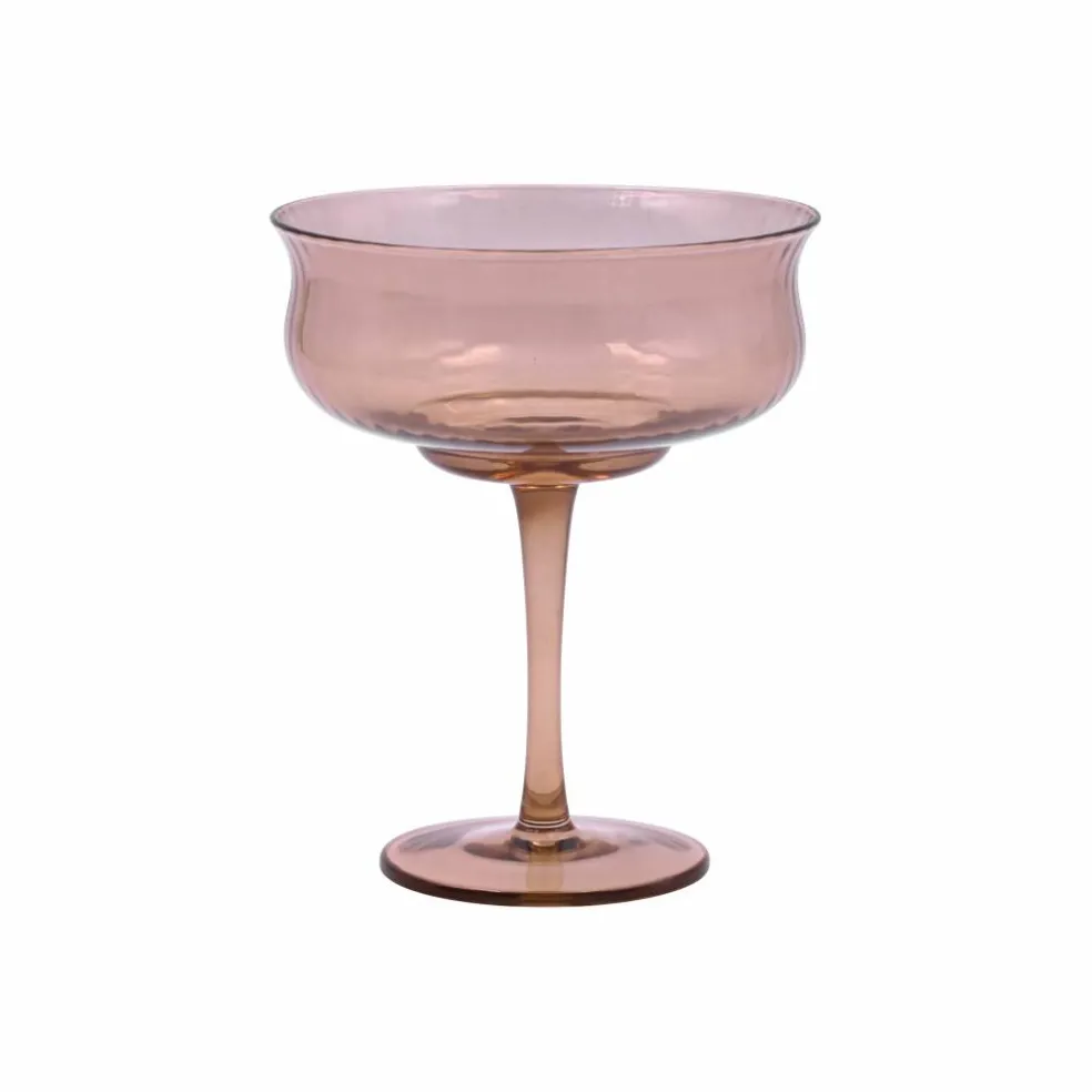 14oz. Pink Coupe Glass by Celebrate It™