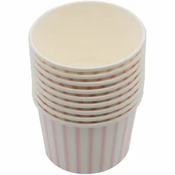 8oz. Pink Stripe Snack Cups, 10ct. by Celebrate It™