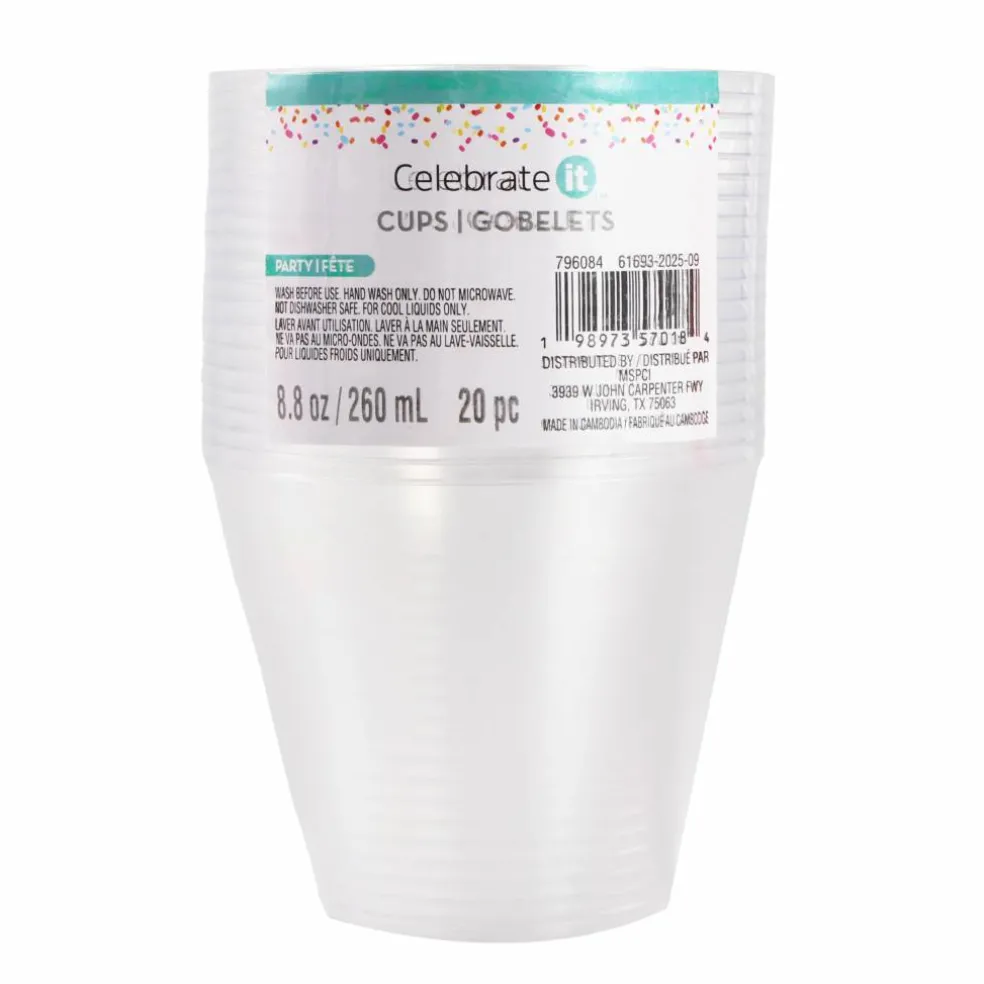8.8oz. Plastic Cups, 20ct. by Celebrate It™