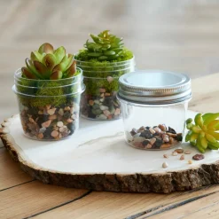 4oz. Plastic Mason Jars by Celebrate It™, 10ct.