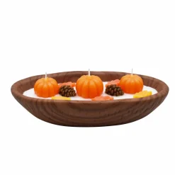 7oz. Pumpkin Punch Scented Oval Dough Bowl Candle by Ashland®