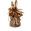 6oz. Rose Gold Print Foil Fringe Balloon Weight