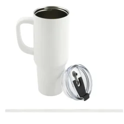 40oz. Stainless Steel Sublimation Tumbler with Handle by Make Market®