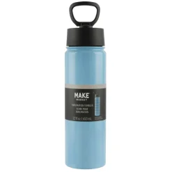 22oz. Stainless Steel Sublimation Water Bottle with Travel Lid by Make Market®