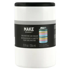12oz. Stainless Steel Sublimation Can Cooler by Make Market®
