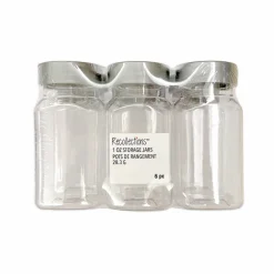 1oz. Storage Bottles, 6ct. by Simply Tidy™