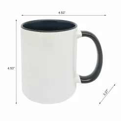 11.8oz. 2-Tone Ceramic Sublimation Mugs, 6ct. by Make Market®