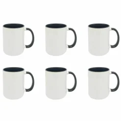 11.8oz. 2-Tone Ceramic Sublimation Mugs, 6ct. by Make Market®