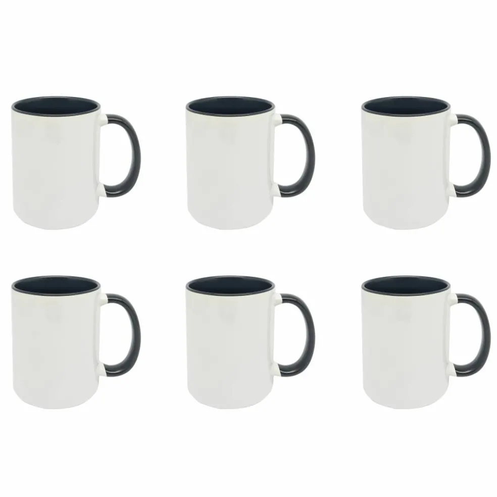 11.8oz. 2-Tone Ceramic Sublimation Mugs, 6ct. by Make Market®