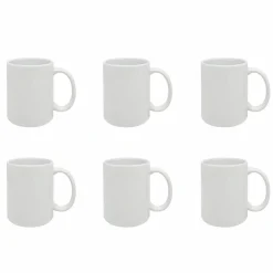 12oz. White Ceramic Sublimation Mugs, 6ct. by Make Market®
