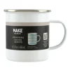 15.5oz. White Metal Sublimation Camping Mug by Make Market®
