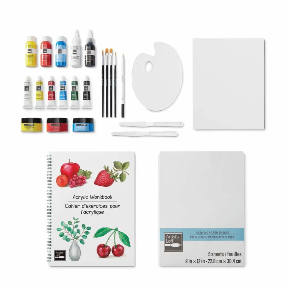 6 Pack: Acrylic Painting Technique Set by Artist's Loft™