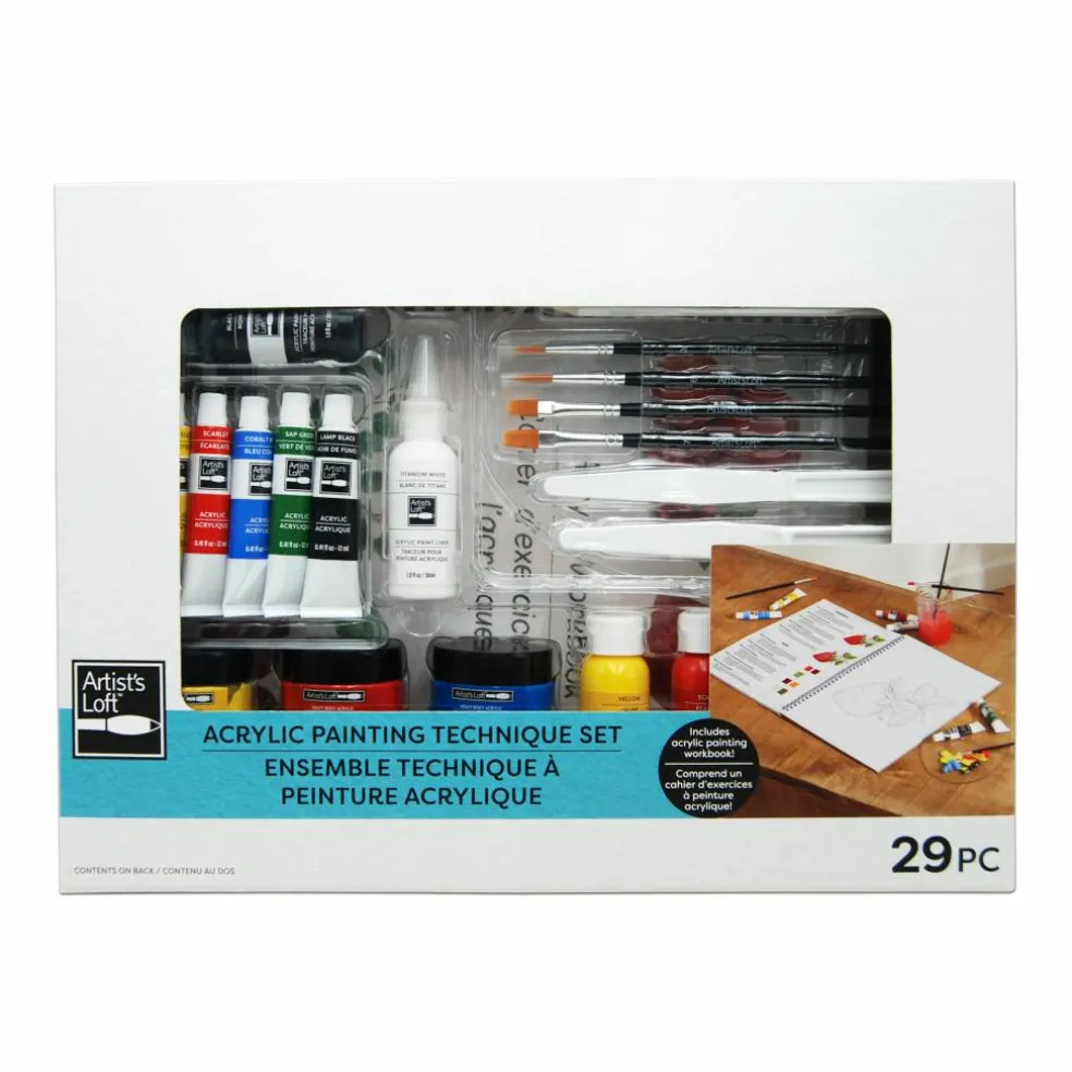 6 Pack: Acrylic Painting Technique Set by Artist's Loft™