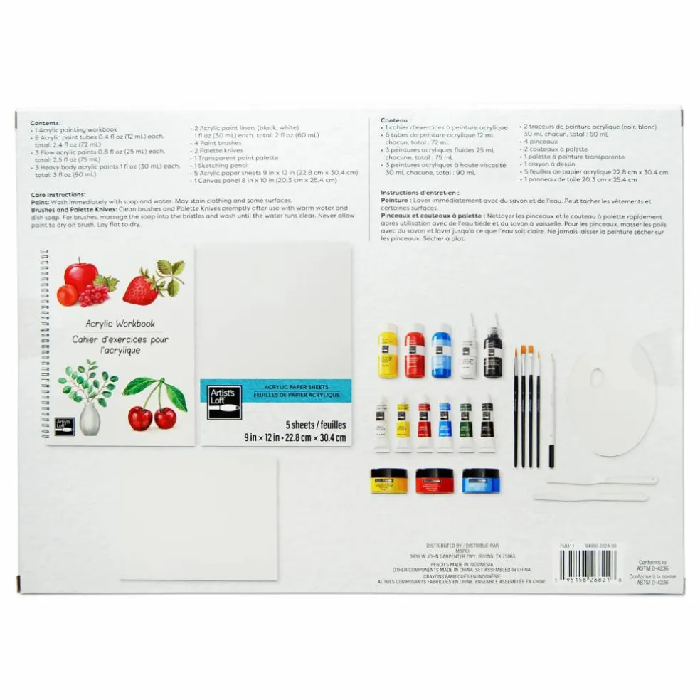 6 Pack: Acrylic Painting Technique Set by Artist's Loft™