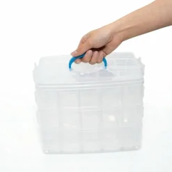 6 Pack: Adjustable Snap Box Jewelry Organizer by Bead Landing™