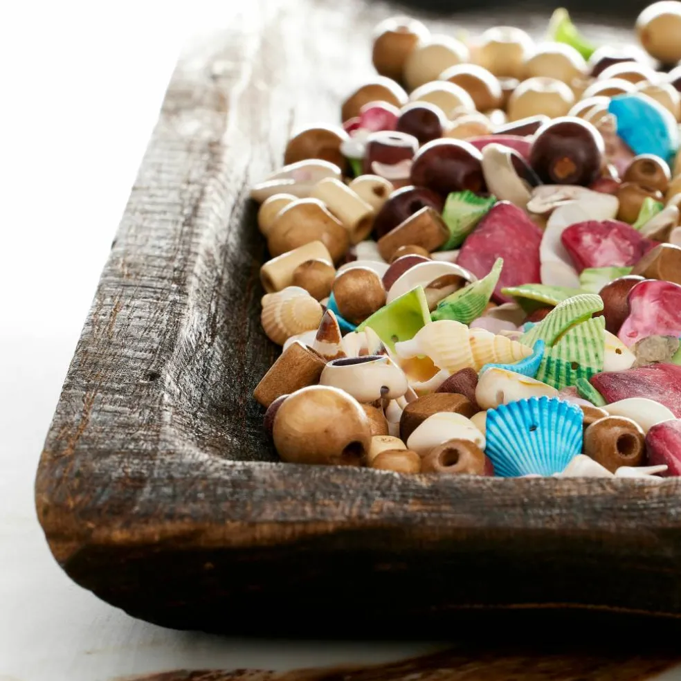12 Pack: Assorted Shell and Wood Bead Mix by Bead Landing™
