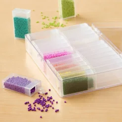12 Pack: Bead Organizer with Removable Bead Containers by Bead Landing™