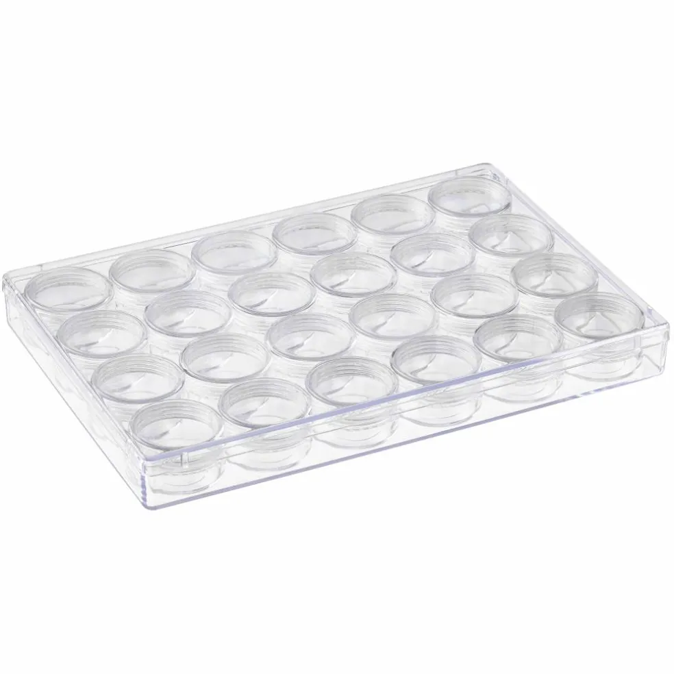 6 Pack: 9.5" Bead Storage Case with Jars by Bead Landing™