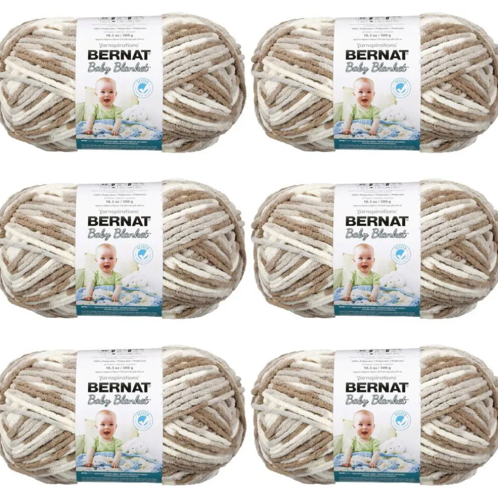 6 Pack: Bernat® Baby Blanket™ Yarn
