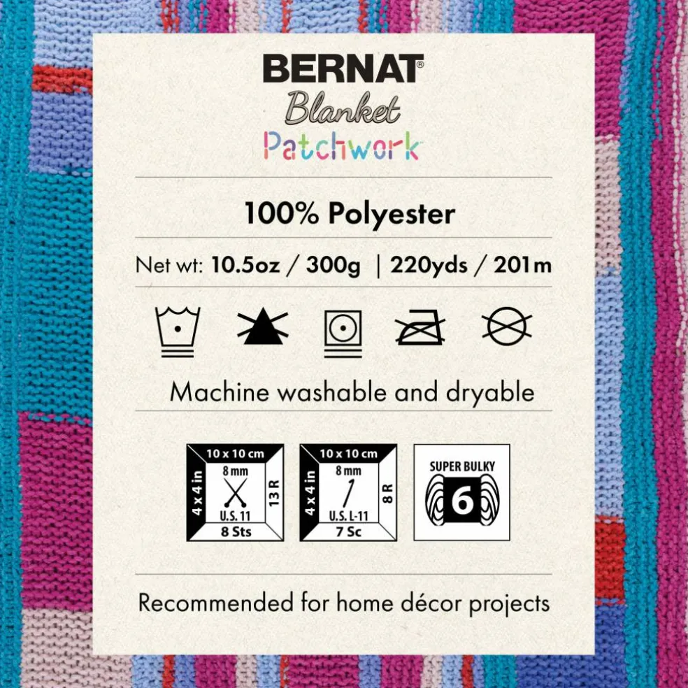 2 Pack Bernat® Blanket Patchwork™ Yarn