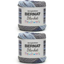 2 Pack Bernat® Blanket Patchwork™ Yarn