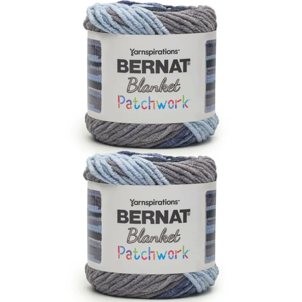2 Pack Bernat® Blanket Patchwork™ Yarn