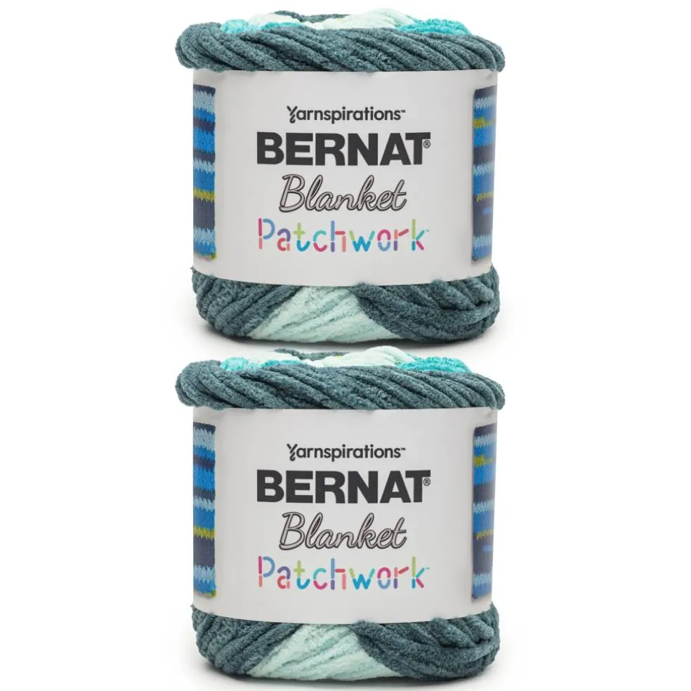 2 Pack Bernat® Blanket Patchwork™ Yarn