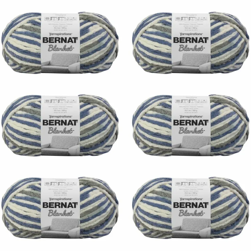 6 Pack: Bernat® Blanket™ Yarn