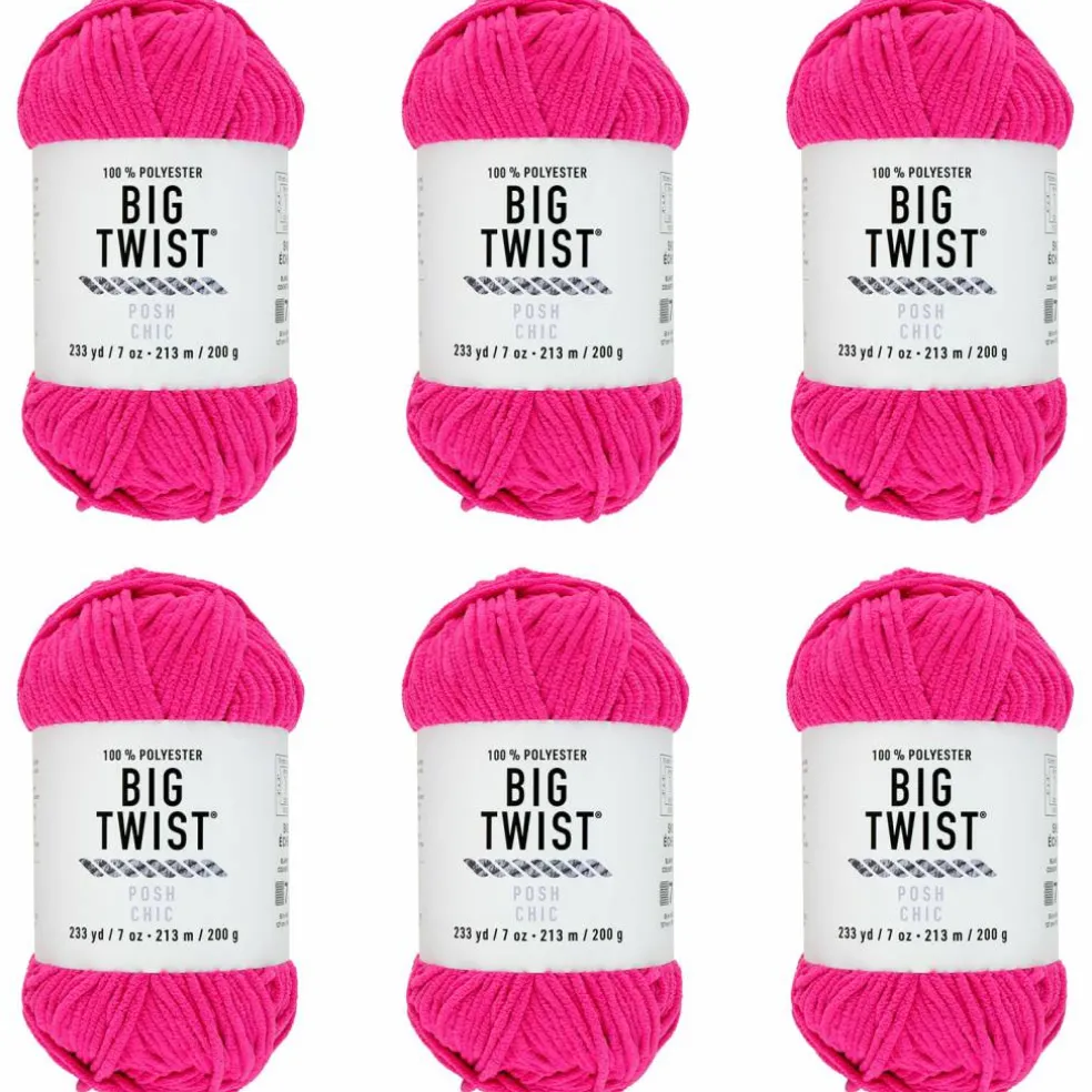 6 Pack: Big Twist® Posh Yarn