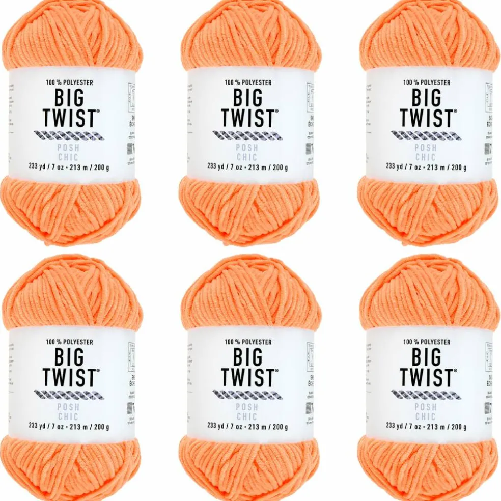 6 Pack: Big Twist® Posh Yarn