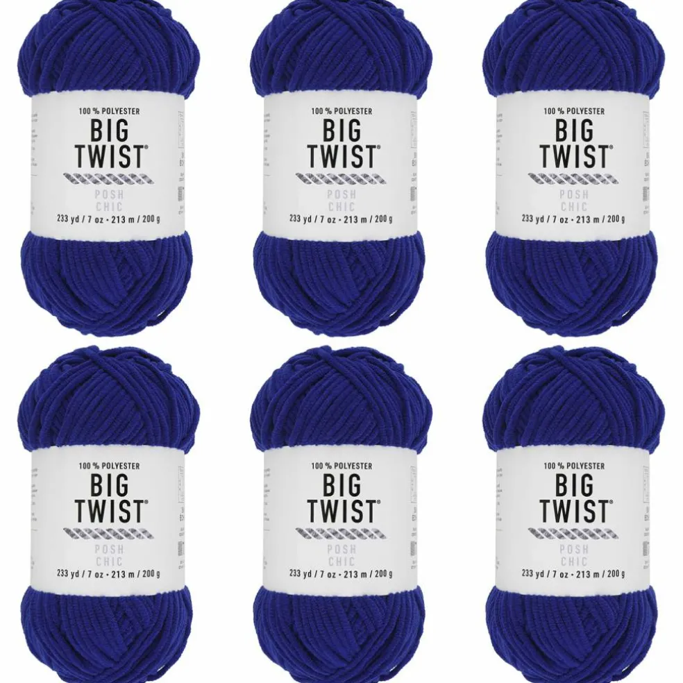 6 Pack: Big Twist® Posh Yarn