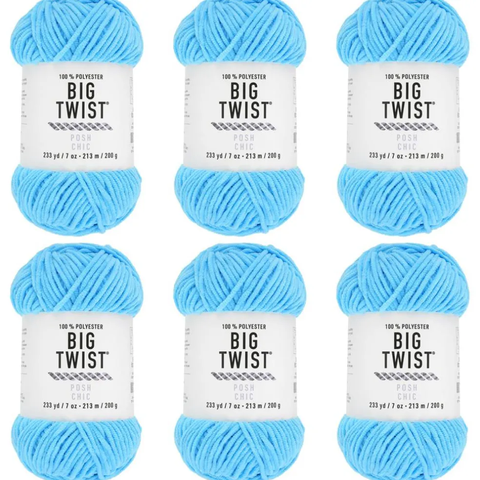6 Pack: Big Twist® Posh Yarn