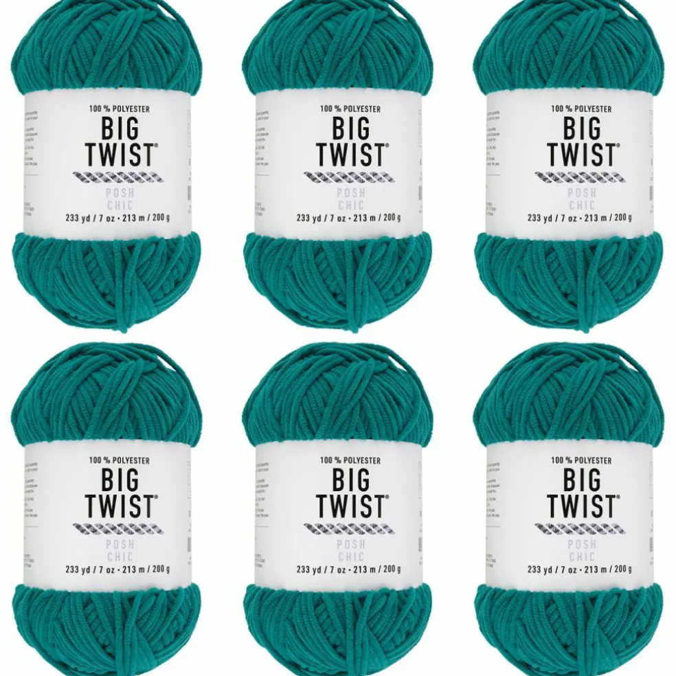 6 Pack: Big Twist® Posh Yarn