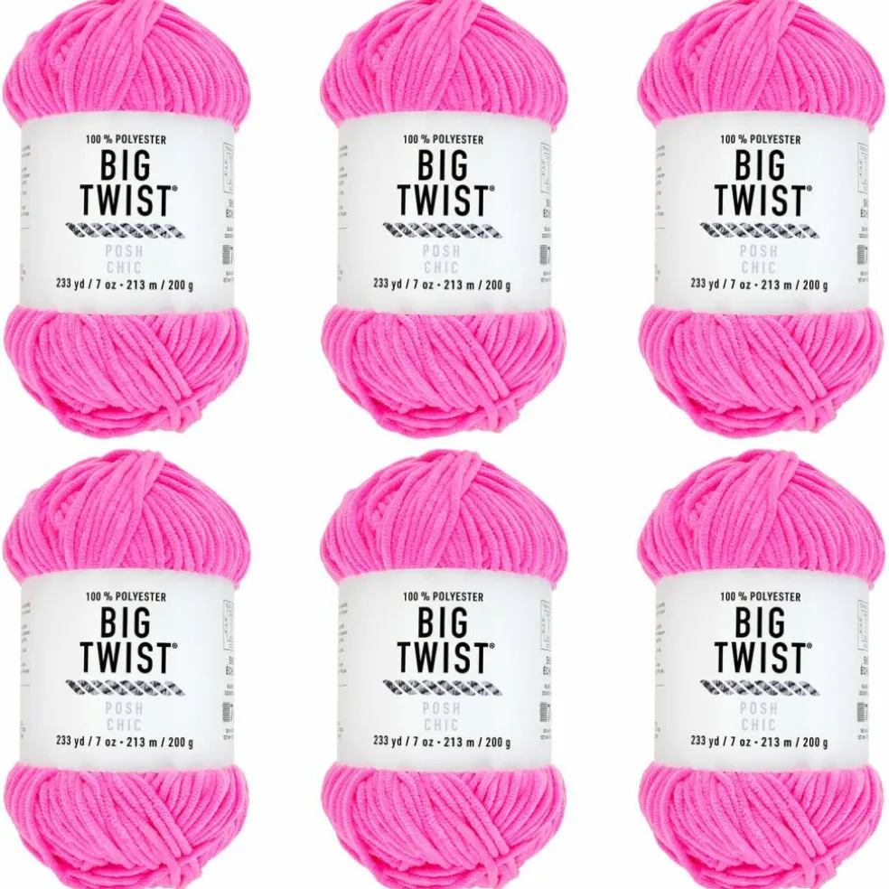 6 Pack: Big Twist® Posh Yarn