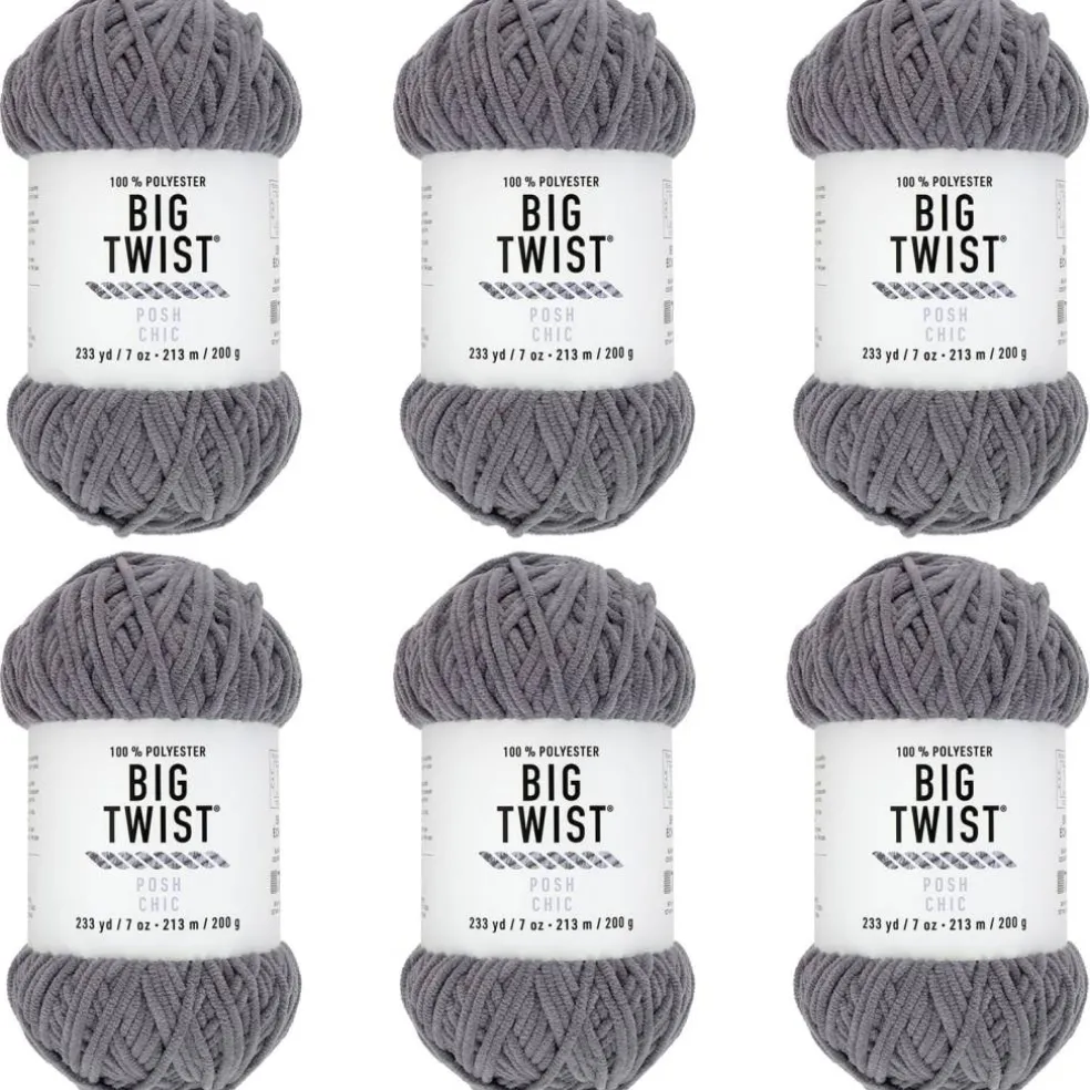 6 Pack: Big Twist® Posh Yarn