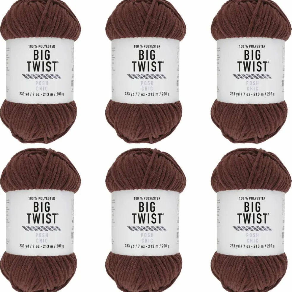 6 Pack: Big Twist® Posh Yarn