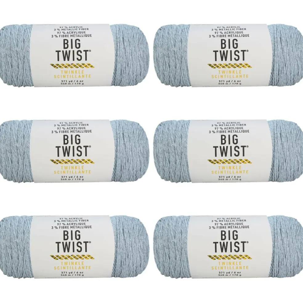 6 Pack: Big Twist® Twinkle Yarn