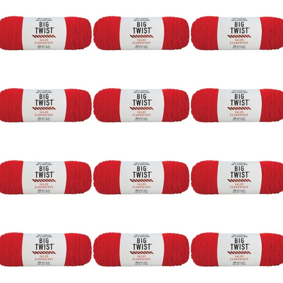 12 Pack: Big Twist® Value Yarn