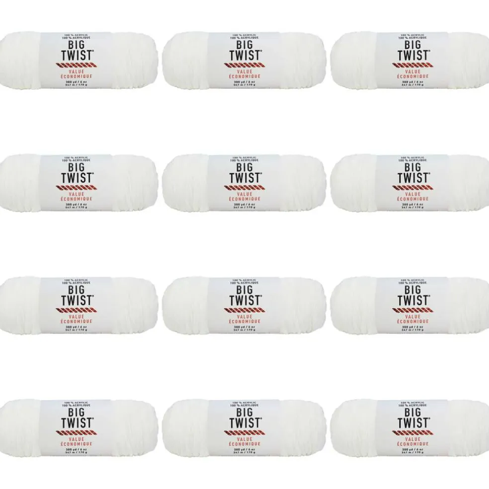 12 Pack: Big Twist® Value Yarn