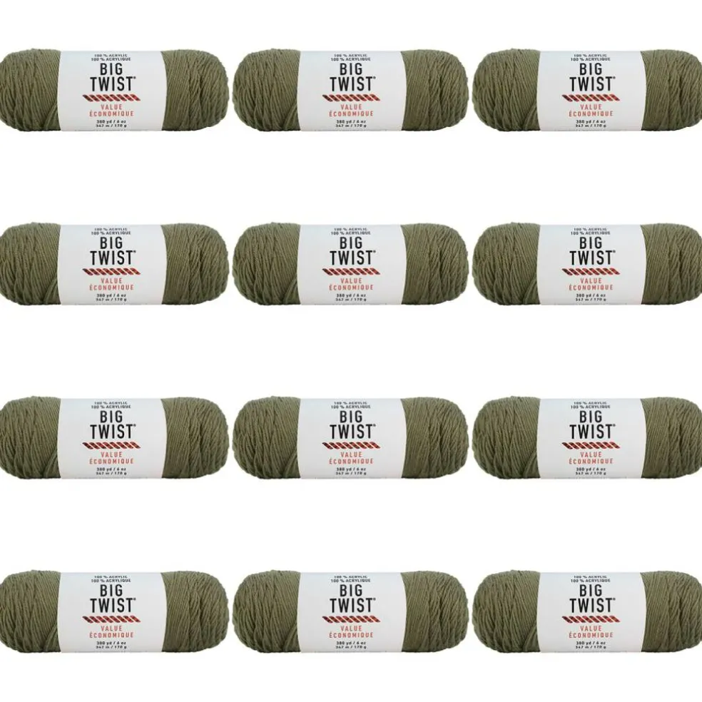 12 Pack: Big Twist® Value Yarn