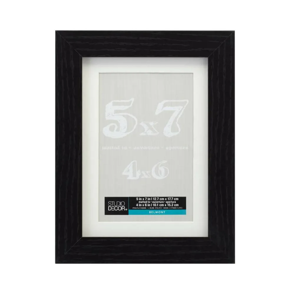 8 Pack: Black Belmont Frame with Mat by Studio Décor®