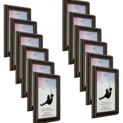 12 Pack: Black Distressed Wood Frame, Simply Essentials™ by Studio Décor®