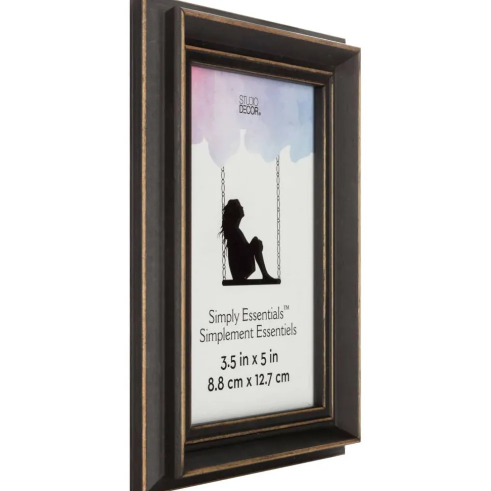 12 Pack: Black Distressed Wood Frame, Simply Essentials™ by Studio Décor®