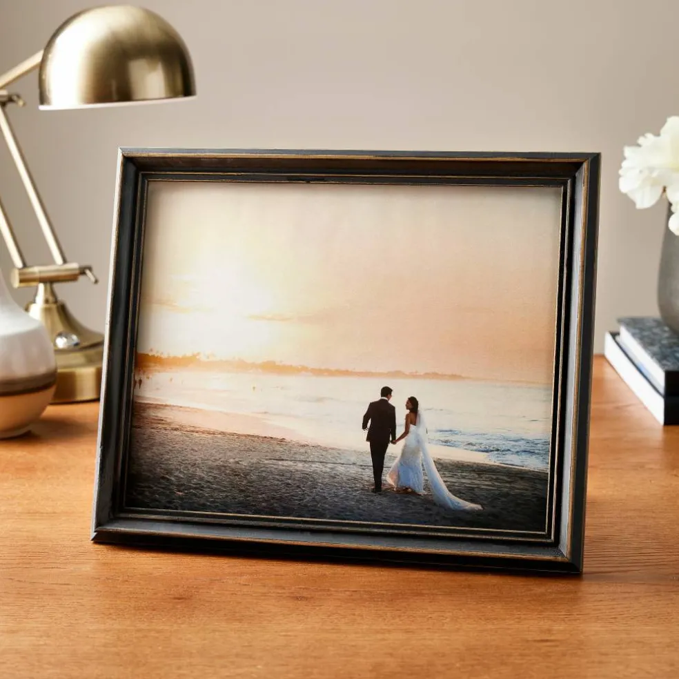 12 Pack: Black Distressed Wood Frame, Simply Essentials™ by Studio Décor®